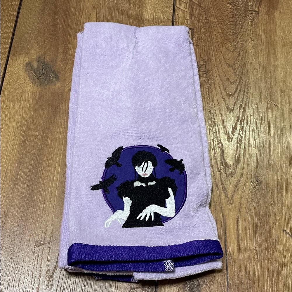 Purple Embroidered Dining Table Linen